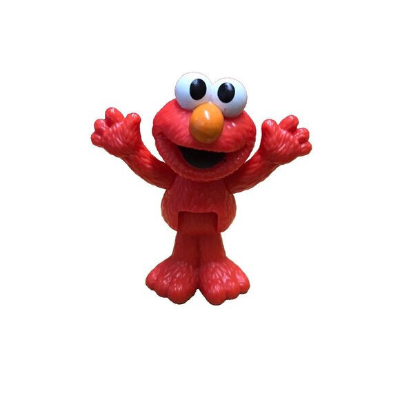 Sesame Street - Neighborhood Friends - Just Play - Posable Elmo Figure 2 3/4" - Picture 1 of 10